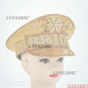 Tire Creative Bride White Gauze Hat Headdress Flower Flower Hat Dress Deserve to Act the Role of the Party thumbnail-1