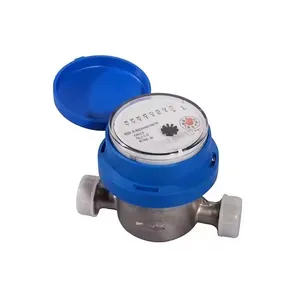 15mm-25mm Rotary Type Single-Jet Brass Body Valve Controlled Water Flow Meter thumbnail-1