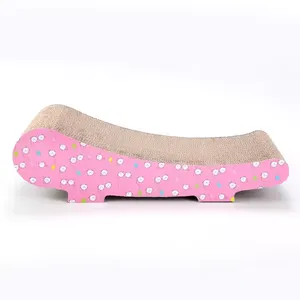 Meow Love Simple Premium Style Pet Cat Claw Board Corrugated Claw Comfortable Non-Shavings Exercise Stickers thumbnail-1