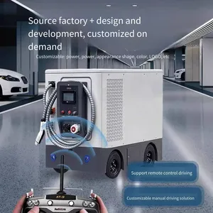 Zalip 65kwh/100kw Mobile Energy Storage Charging Vehicle, Charging Pile, Remote-controlled Driving, Suitable for Commercial Large-scale Parking Lots and Garages, New Energy Vehicle Intelligent Charging Robot thumbnail-3