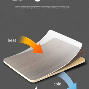 Bamboo-wood Fiber Wood Veneer Large Boards Specially Used for Whole-house Decoration in a Light Luxury Style. thumbnail-3