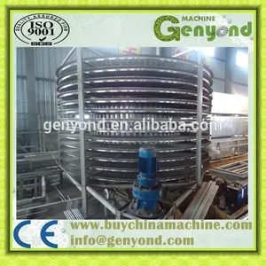 Factory IQF Quick Freezing Tunnel Frozen Fruit Vegetable Food Maker Flash Spiral Freezer Equipment Machine in China thumbnail-5
