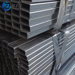 ASTM A36 Pre-galvanized Rectangular Welded Steel Tube MS Iron Steel Square Pipe thumbnail-3