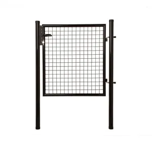 Square Tube Garden Gate 3D Fence With Integrated Handle Lock for Project thumbnail-5