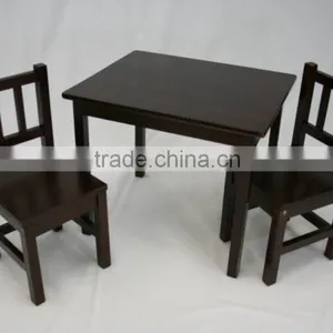Hot Selling Kid's Dinning Table and Chairs Kid's Wooden Table and Chairs thumbnail-1