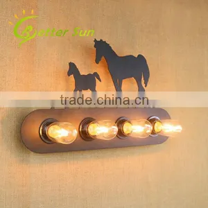 Two Horse Fancy Designs Wall Lamp Wall Light/Classic Wall Sconce thumbnail-1