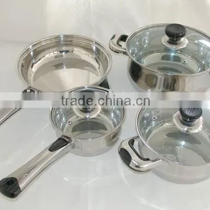 7pcs Stainless Steel Cookware Set thumbnail-1