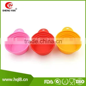 Pets Silicone Food & Water Collapsible Travel Bowl With Clip for Dog and Cat Quality Choice Most Popular thumbnail-3