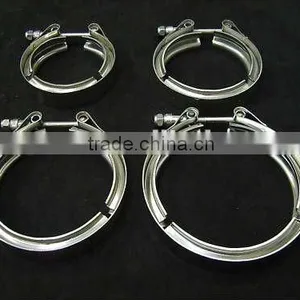 3.5 Inch V BAND CLAMP MANIFOLD WASTEGATE DOWNPIPE thumbnail-1