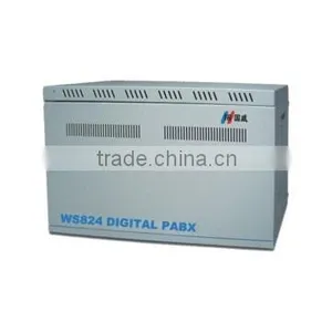 China Pabx Factory WS824(5D) With E1 for Large Phone System Solution thumbnail-1