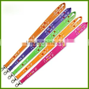 Custom Screen Printing Exhibition LOGO Nylon Lanyards Work Permit Card Lanyard Mobile Phone Rope Lanyard thumbnail-2