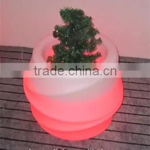 New PE Plastic Vases With Solar Led Light YXF-5248S1 thumbnail-6