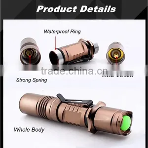 (1500363) XML T6 Portable Handy EDC LED High Quality Chip Flash Light thumbnail-2
