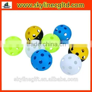 PP/PE/EVA Plastic Sports Ball, Wiffle Sports Ball With Hole for Promotional thumbnail-1