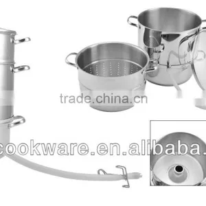 2015 New Products Guangdong Quality Stainless Steel Juice Cooker 25CM 2 Tier With Induction Bottom For Wholesale thumbnail-1