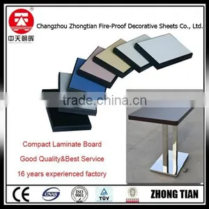 Office Table Top Compact Laminate Table Top HPL Laminate Sheet Decorative High-Pressure Laminates thumbnail-3