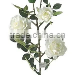 Artificial Rose With 3 Flowers and 3 Buds thumbnail-1