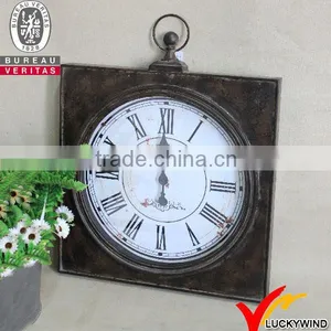 Industrial Old Style Vintage Decorative Metal Wall Clock thumbnail-1