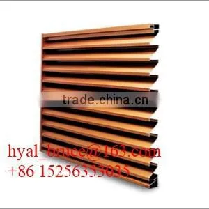 Wooden Grain Aluminium Louver Profiles thumbnail-1