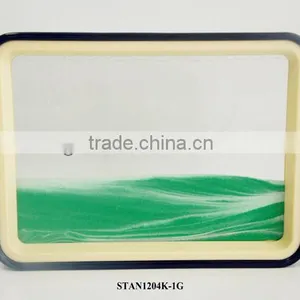 Frame Soothing Sand,Green Drifting Sandscapes Art In Motion thumbnail-1