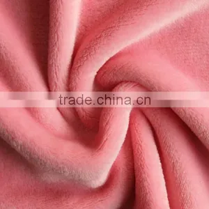 Very Popular Fluffy Solid Polyester Flannel Throw Fabric Wholesaler thumbnail-5