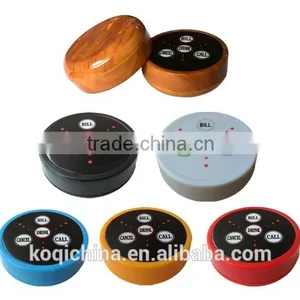 KOQI Wireless Call Bell Button Restaurant Waiter Caller 4-key Table Bell Guest Calling Button thumbnail-6