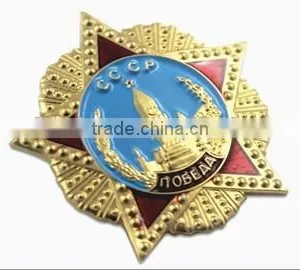 Multifunctional Star Shaped Badge for Wholesales Zinc Alloy Race Running Marathon Medal thumbnail-1