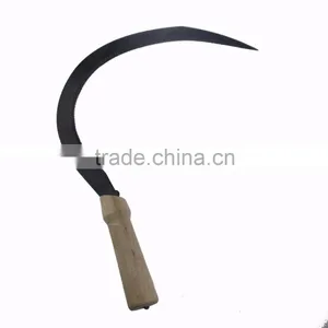 Garden Farm Sickle Hand Held Tool With Long Handle for Cutting Grass thumbnail-2