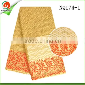 Guangzhou Wholesale Market of White Tulle Net Lace Fabric With Stone NQ174-2 thumbnail-2