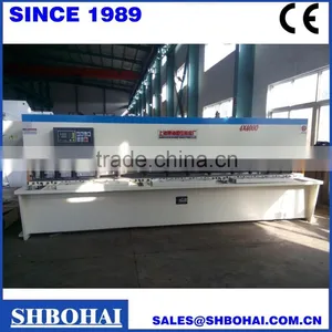 QC12Y 12K SERIES BOHAI BRAND HYDRAULIC SHEAING MAHCINE PRICE, HYDRAULIC SWING BEAM SHEARING MACHINE thumbnail-1
