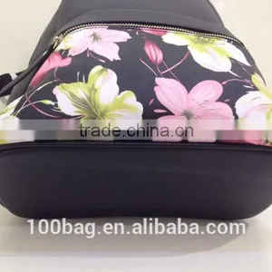 Fancy Girl Flower PU Backpack thumbnail-4