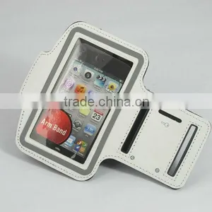 Wholesale Armband for Cellphone/sport Cellphone Armbag/customize Armbag for Running/Sport Gym Armband White Color thumbnail-1
