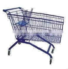 Dachang Factory Shopping Trolley 90/100/130/180 Litre Powder Coating or Chrome Plating With Baby Chair thumbnail-1