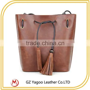 European Style Lady Random Belt Bags Long Bucket Shoulder Bags thumbnail-1