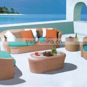 Rattan Wicker Outdoor Garden 3 Seater Sofa Set thumbnail-3