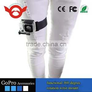 360 Degree Rotation Wrist Strap Band Mount for Go Pro Hero4 Session Gopros 4 3+ 3 SJ4000 SJ5000 Xiaomi yi Accessories thumbnail-4