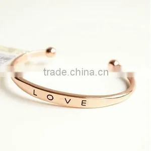 >>Fashion Women Vintage Love Cuff Bracelet/ thumbnail-3