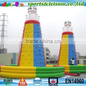Mobile Giant Used Rock Climbing Wall Inflatable Commercial Grade thumbnail-1