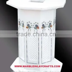 Marble Table White Base For Dining Table thumbnail-1