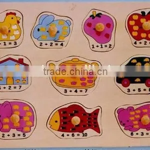 Hot Sale Educational Wooden Toys Addition Puzzle thumbnail-1