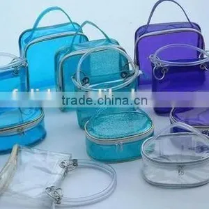 Custom Printed Ziplock Bags, Pvc Cosmetic Bag, Clear Zip Bag, Vinyl Pvc Bags thumbnail-1