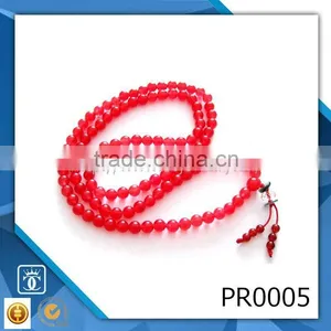 Wooden Bead Necklace Natural Fine Yoga Bead Loose Yoga Tassel Necklace thumbnail-1