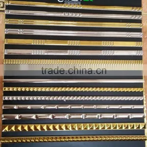 Hot Sale Full Ceramic Golden&silver Border 600*20mm thumbnail-1