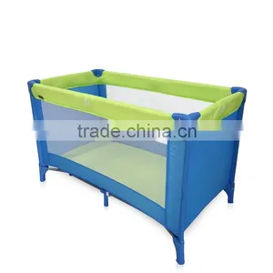 Portable Baby Child Travel Cot 2-in-1 Infant Playpen Bed Bassinet thumbnail-3