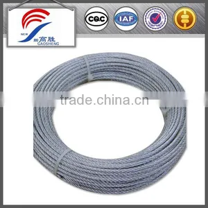 1X7 1.2mm Hot Dipped Galvanized Steel Wire Rope thumbnail-1