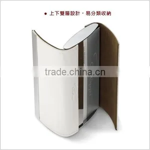 Desktop Business Card Holder Aluminum Business Card Holder Bilevel Cardcase thumbnail-1