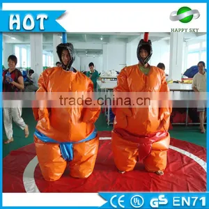 Top Selling 0.45mm PVC Human Adult Sized Inflatable Sumo Suit , Bubble Sumo Suit, Indoor&outdoor Sumo Suit for Sale in UK/AU thumbnail-1