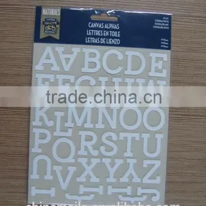DIY Product Alphabet Canvas Fabric Stickers for Kids thumbnail-1