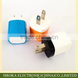 High Quality 1A/1.5A 110V USB Travel Adapter Charger With IC Smart Chip for Mobile Cell Phone thumbnail-6