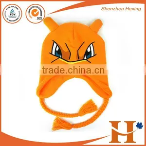 Cute Cartoon Knitted Beanie Winter Hats Pom Hip Hop Cheap Custom Skull Hats thumbnail-4
